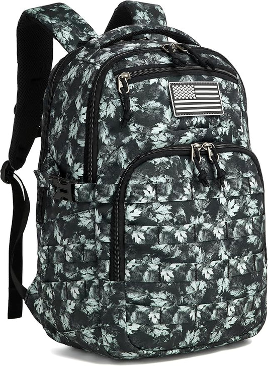 Wotony Military tactical backpack, backpack for men black small tactical assault bag